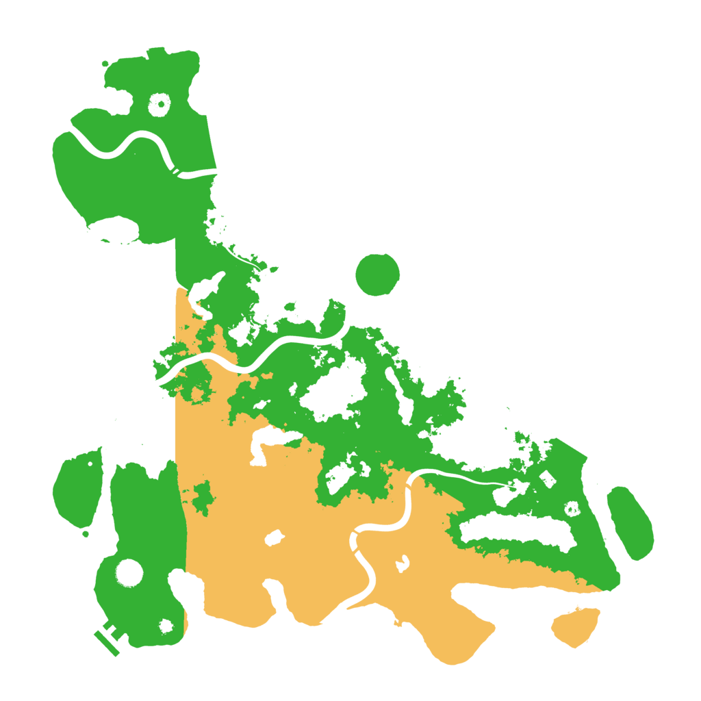 Biome Rust Map: Procedural Map, Size: 4500, Seed: 99