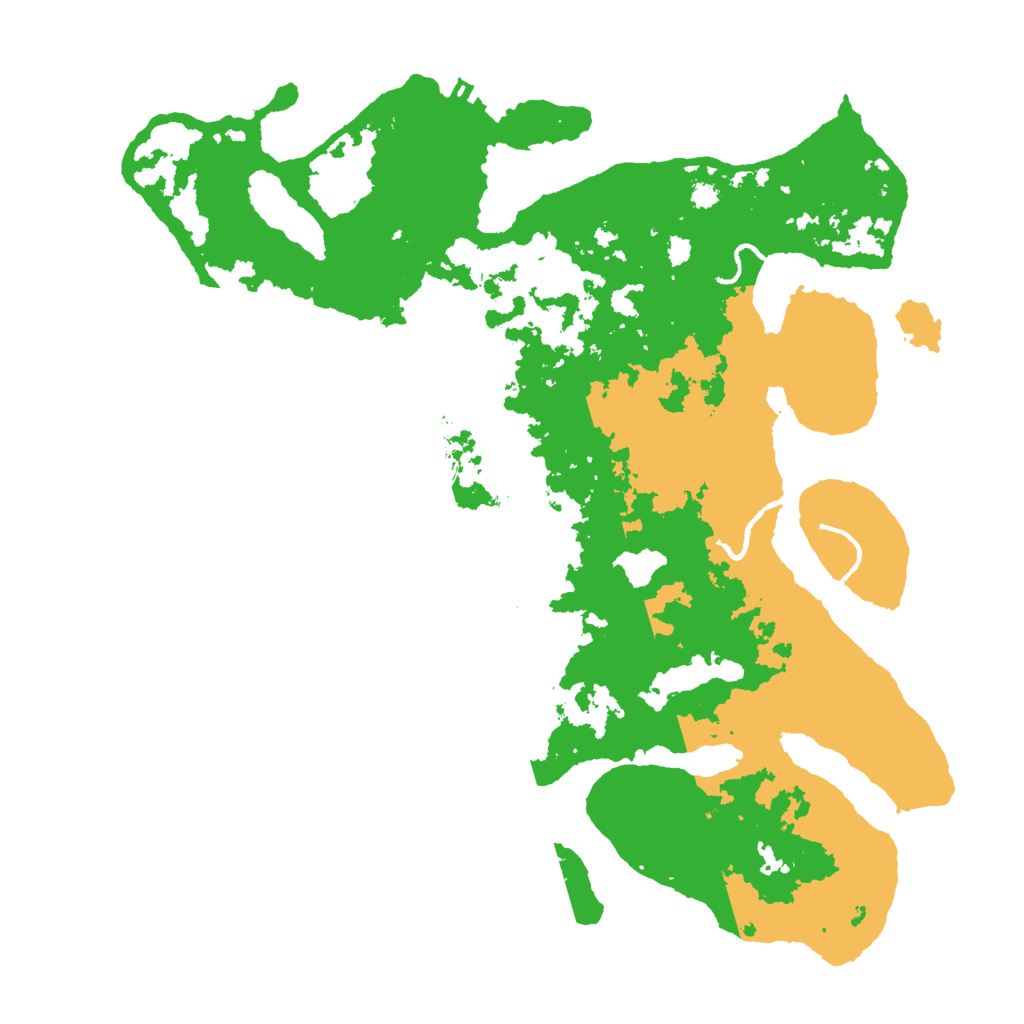 Biome Rust Map: Procedural Map, Size: 3500, Seed: 5976485