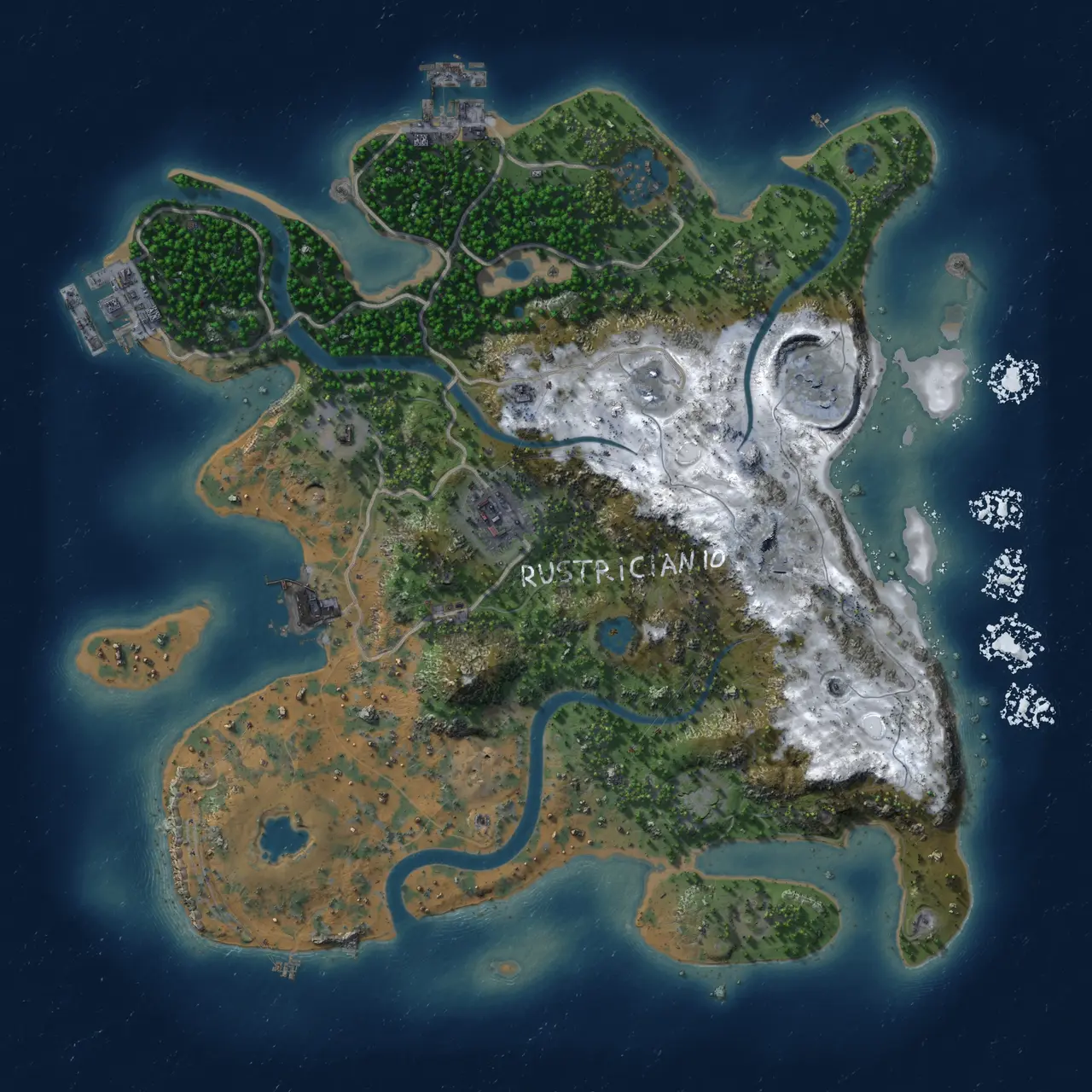 Rust Map: Custom Map
