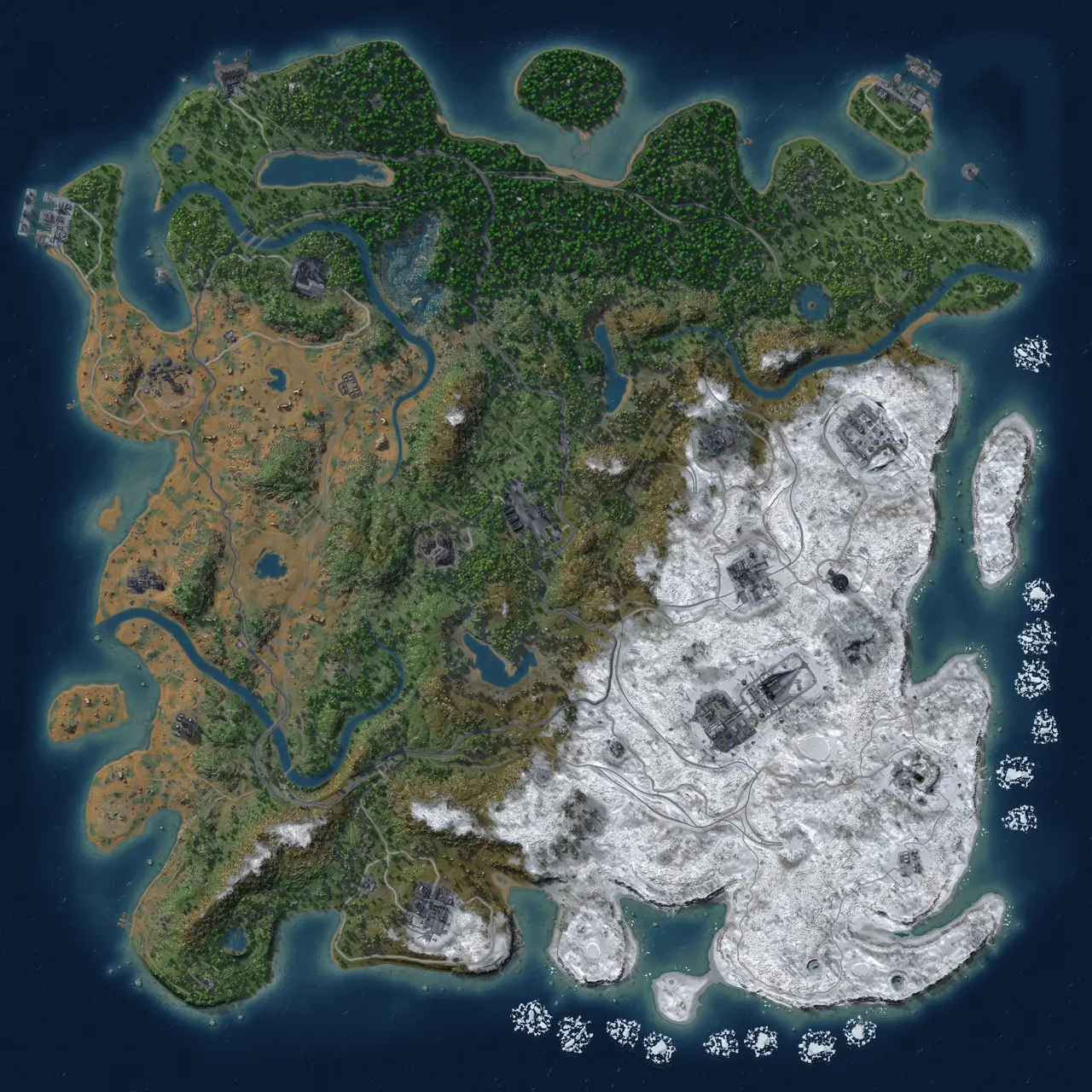 Rust Map: Custom Map