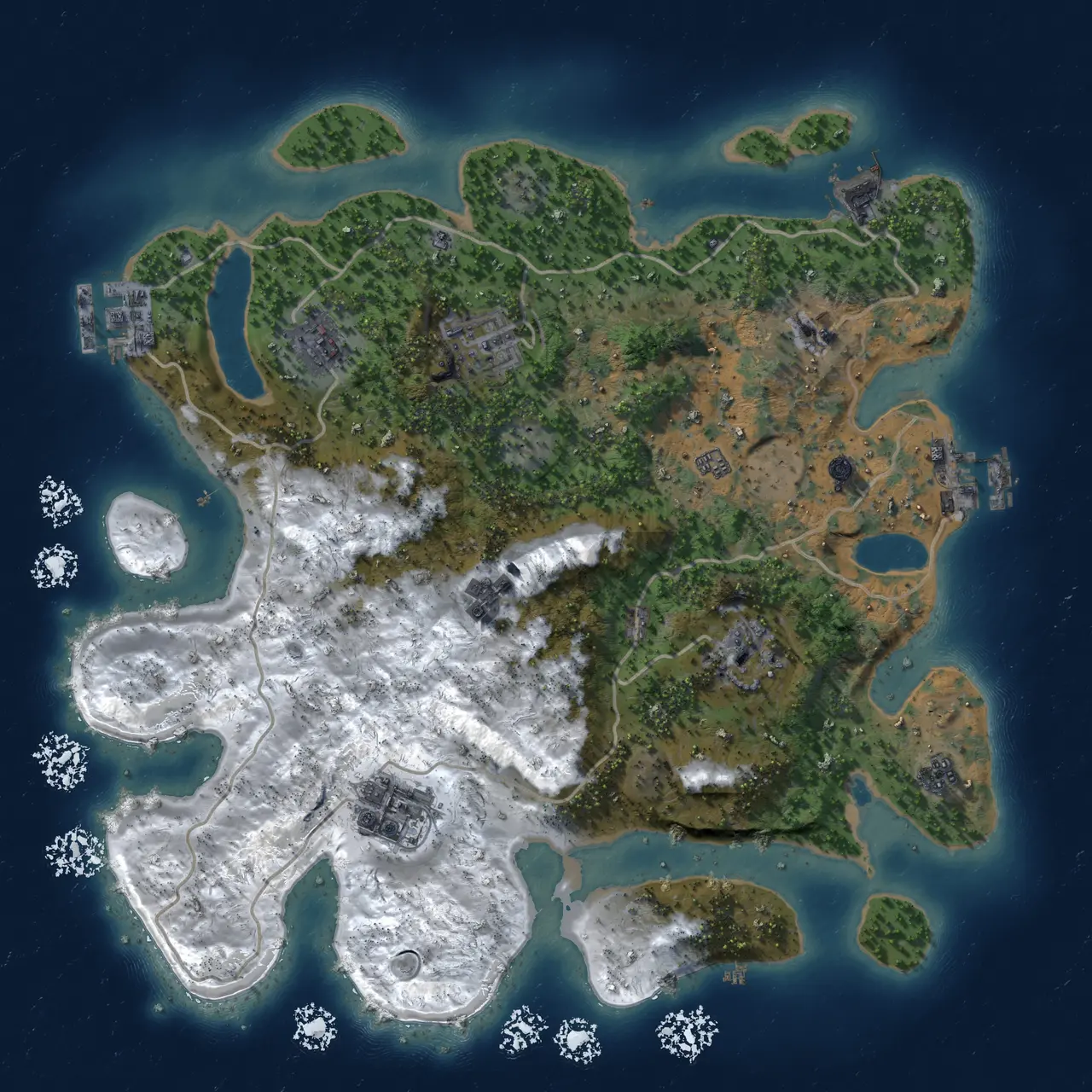 Rust Map: Custom Map