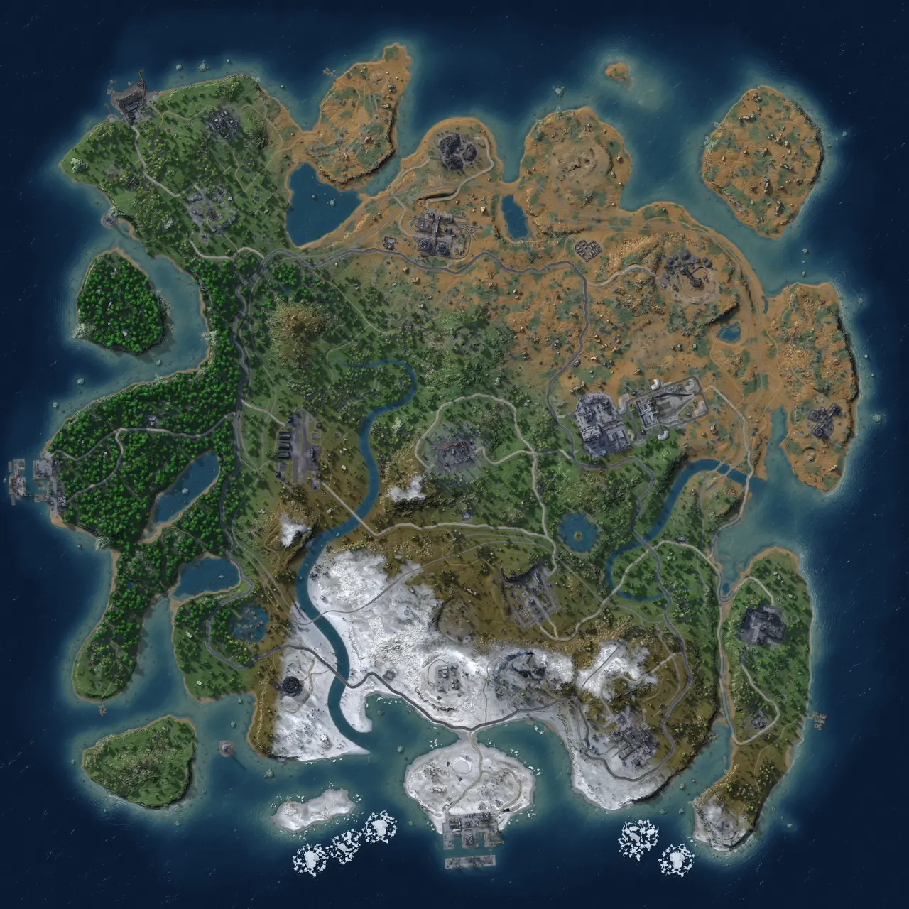 Rust Map: Custom Map