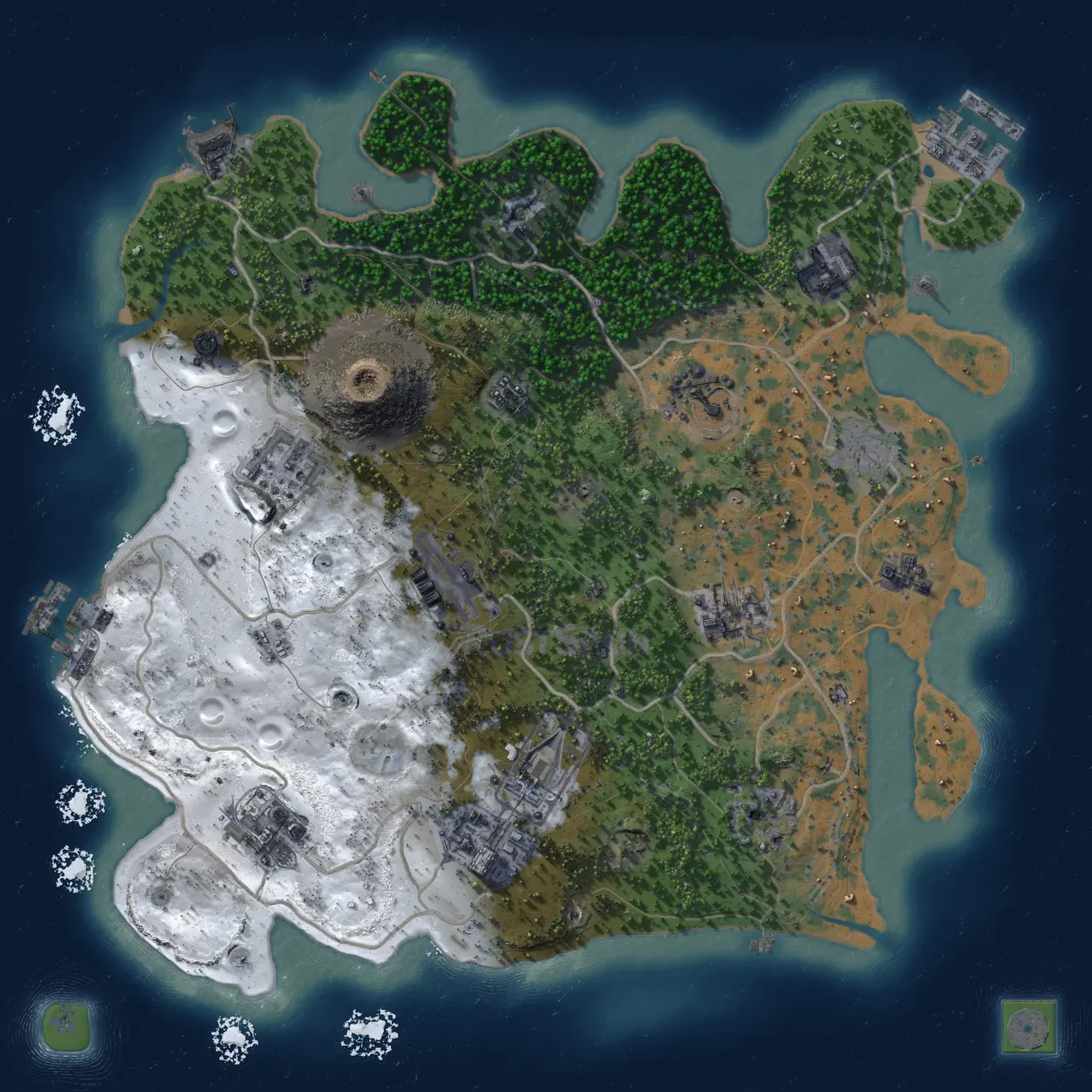 Rust Map: Custom Map