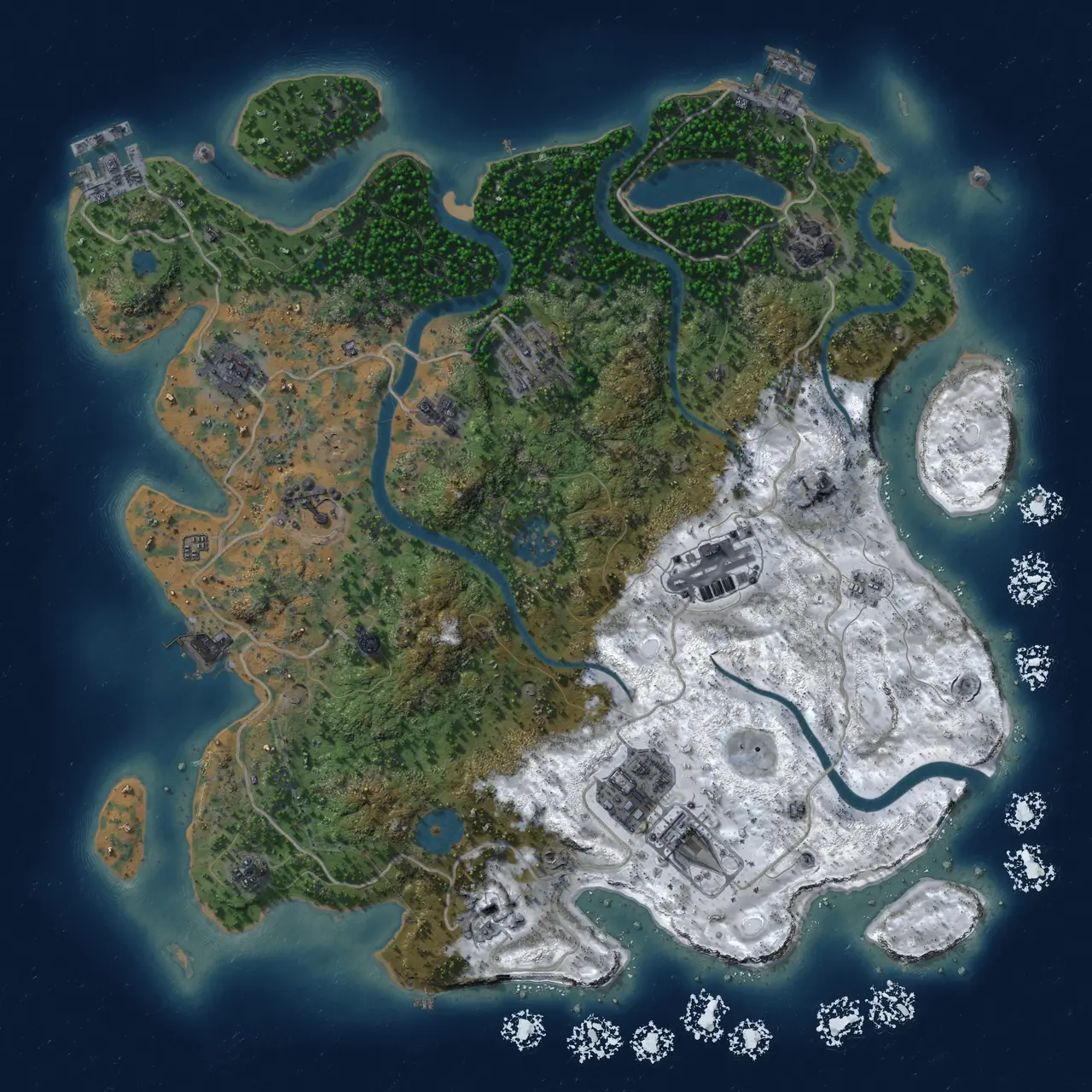Rust Map: Custom Map