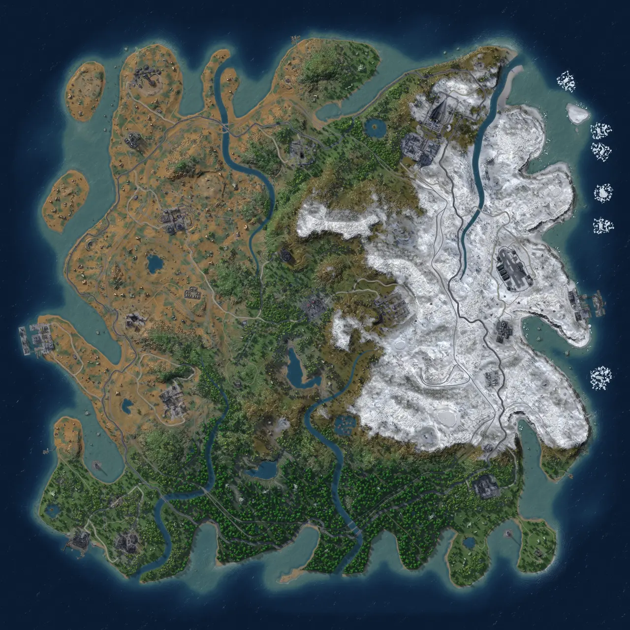 Rust Map: Custom Map