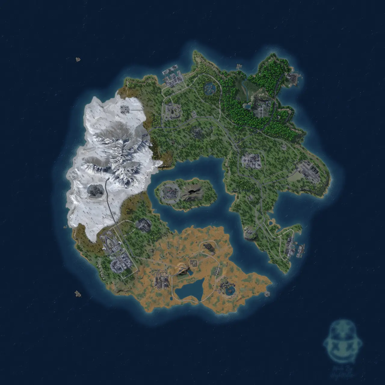 Rust Map: Custom Map