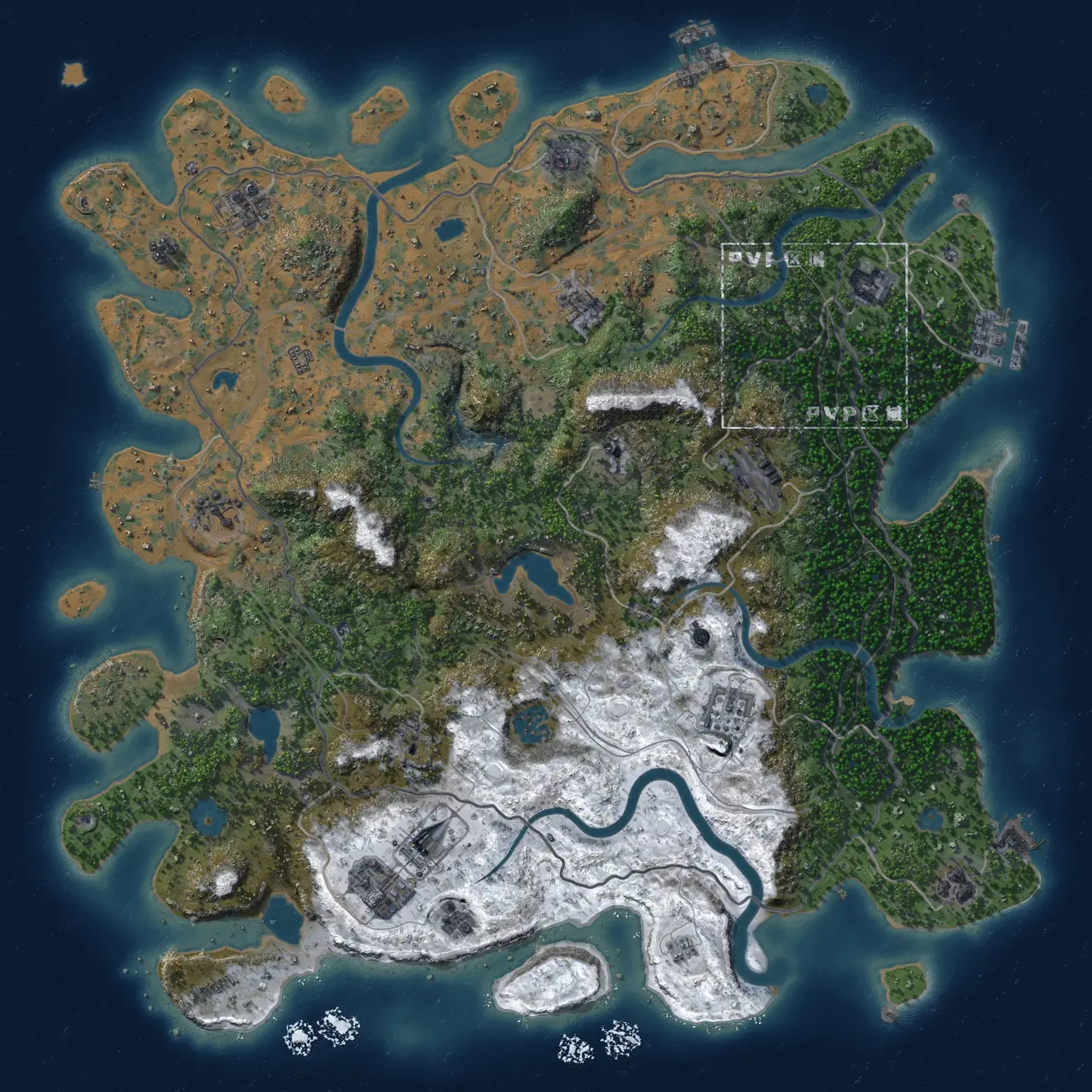 Rust Map: Custom Map
