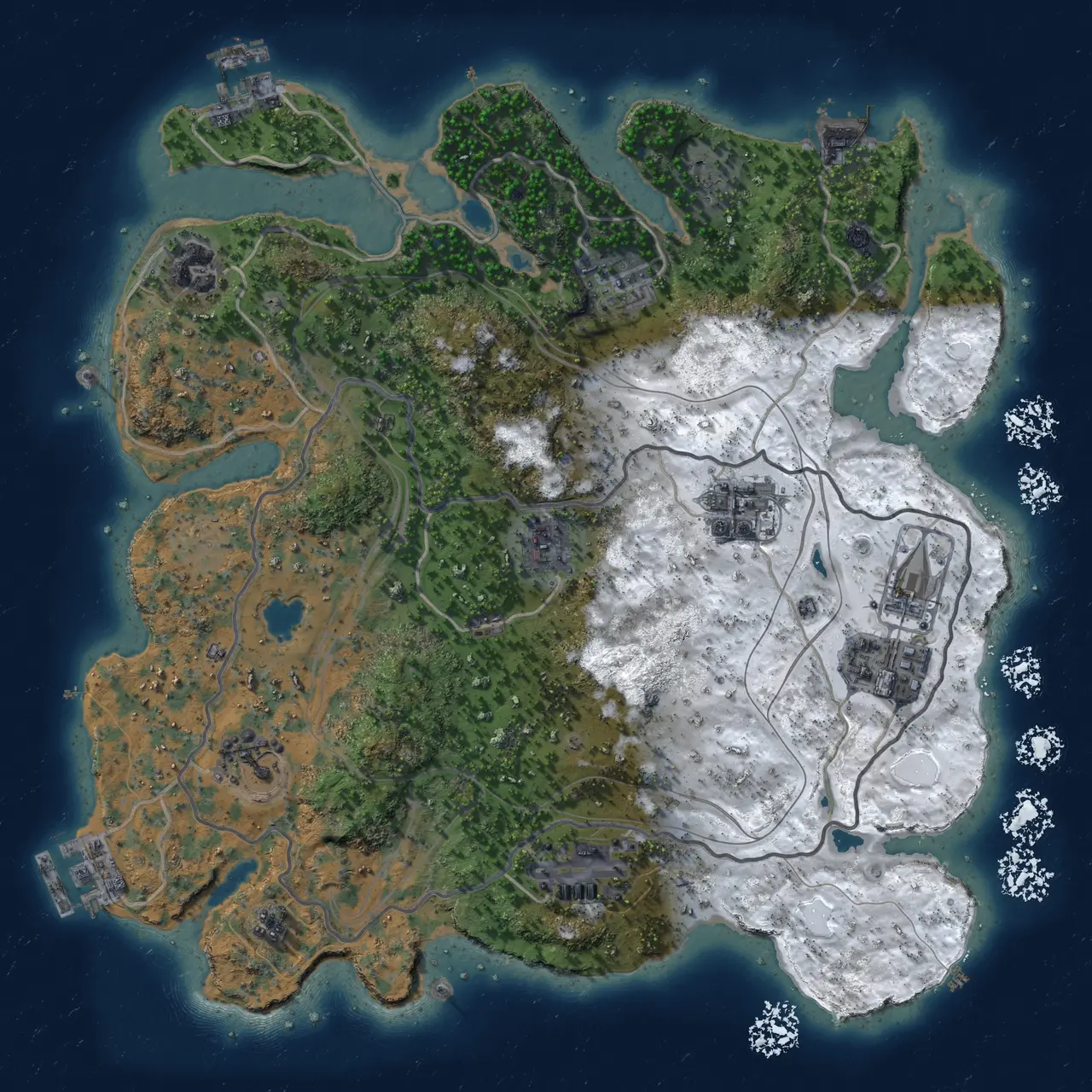 Custom Map :: Rust Map :: Just-Wiped