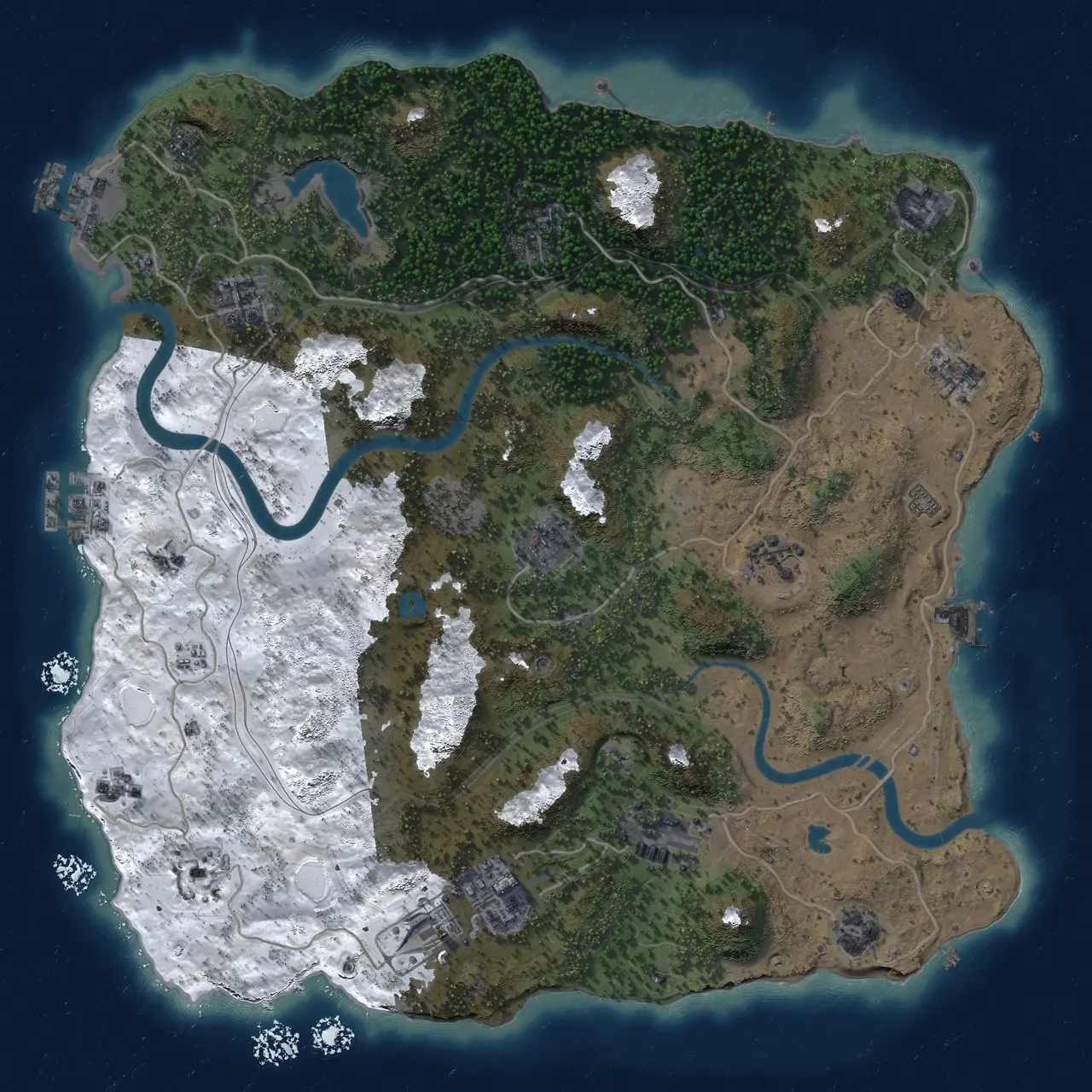 Rust Map: Custom Map