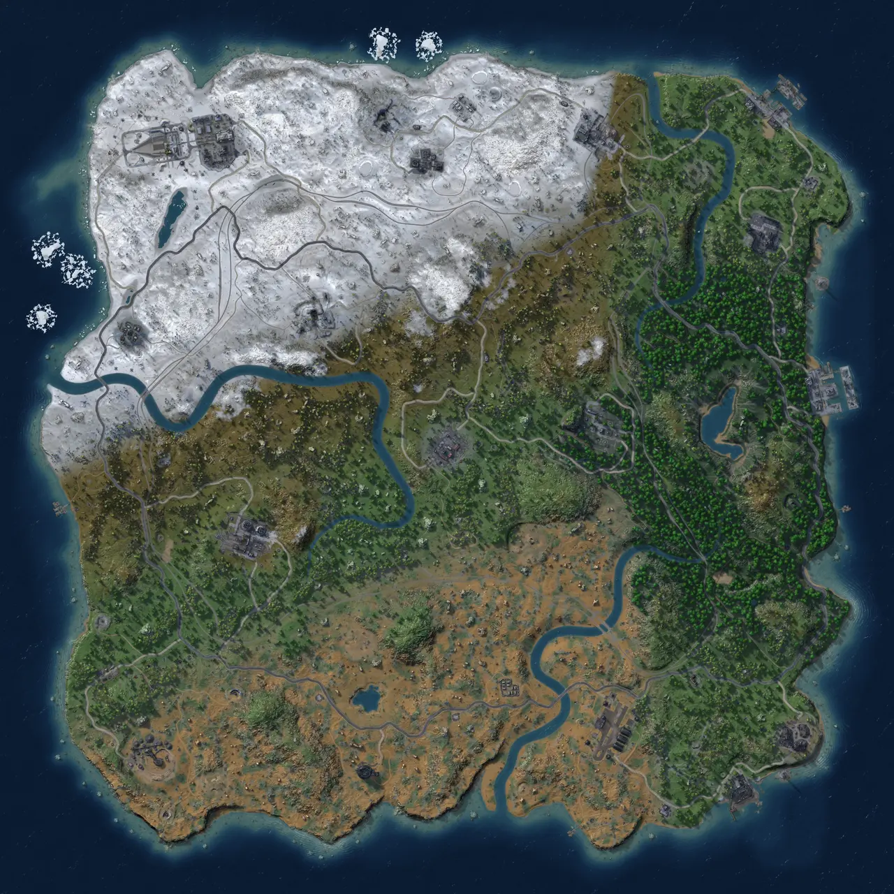 Custom Map :: Rust Map :: Just-Wiped