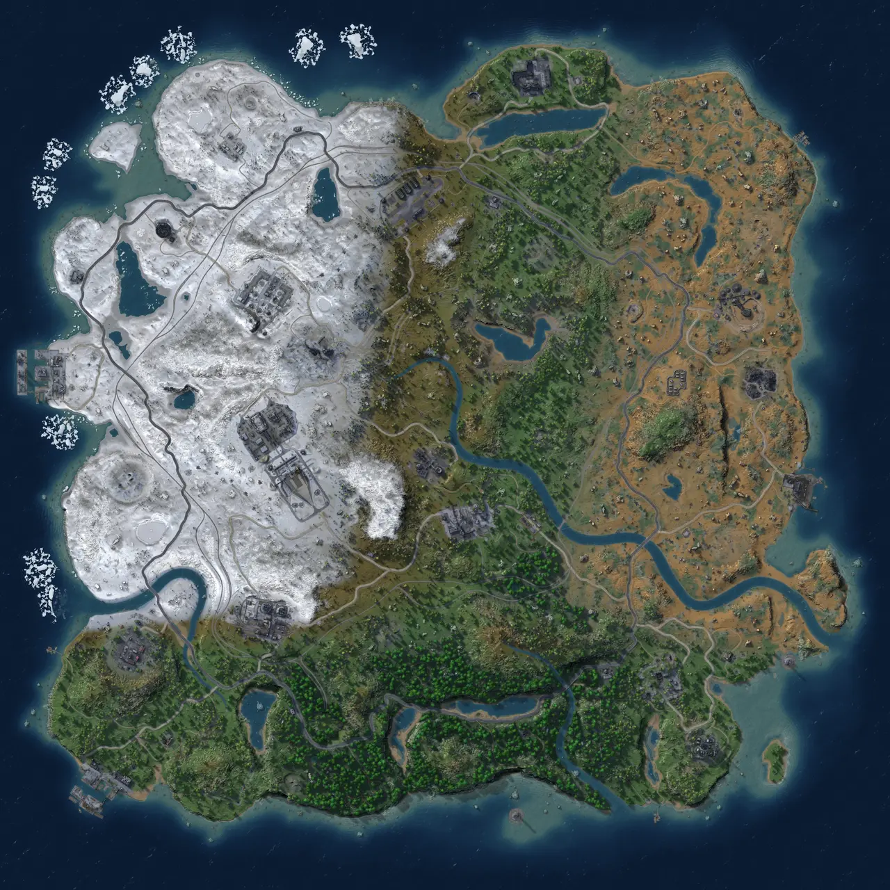 Custom Map :: Rust Map :: Just-Wiped