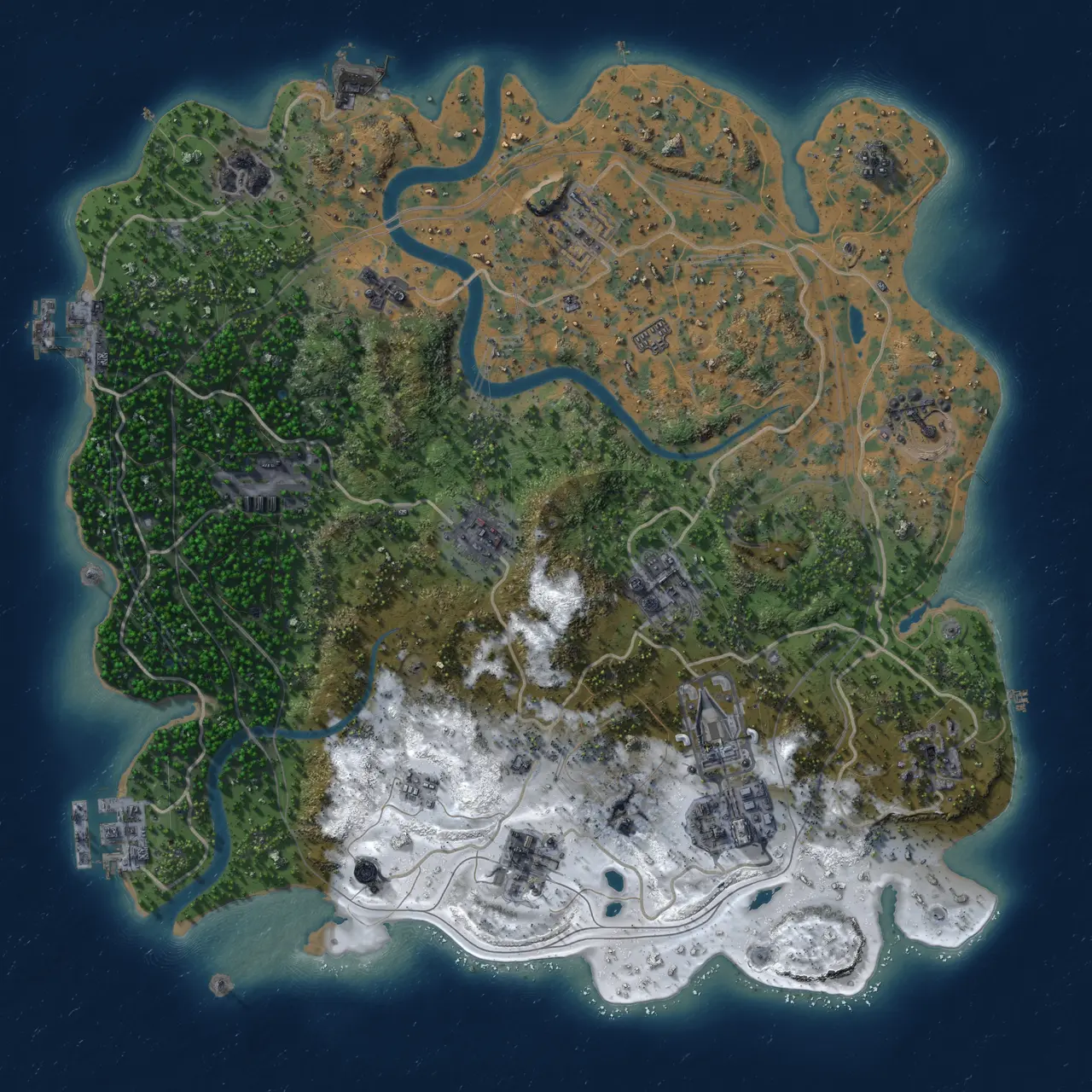 Custom Map :: Rust Map :: Just-Wiped