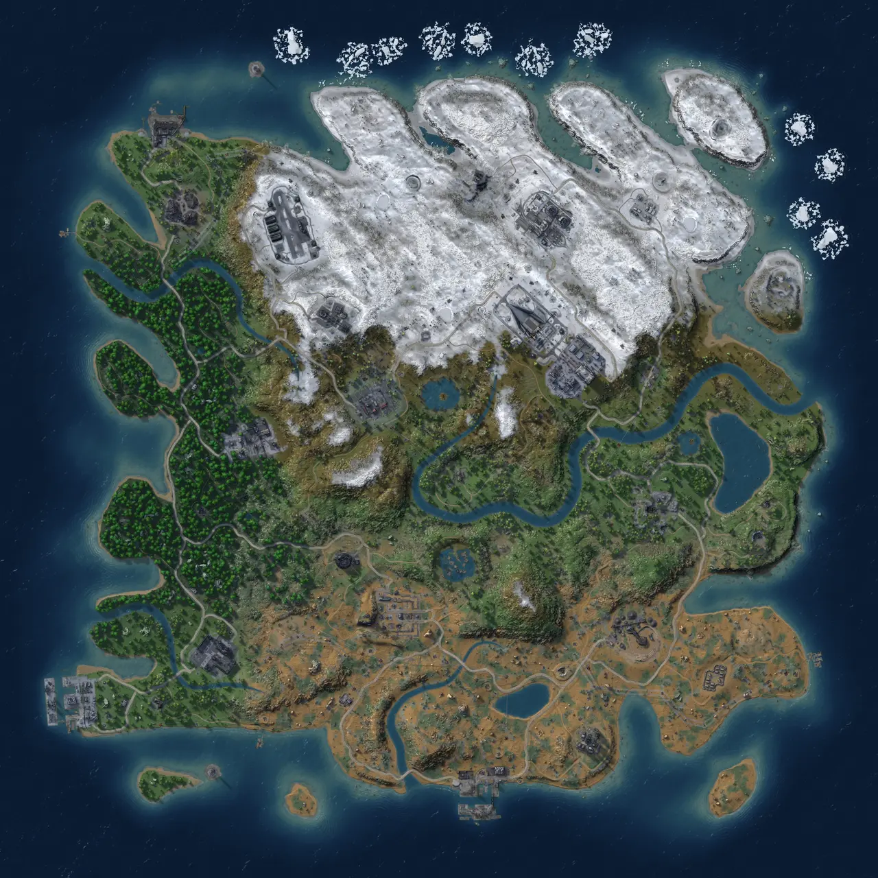 Custom Map :: Rust Map :: Just-Wiped