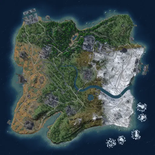 Thumbnail Rust Map: Custom Map