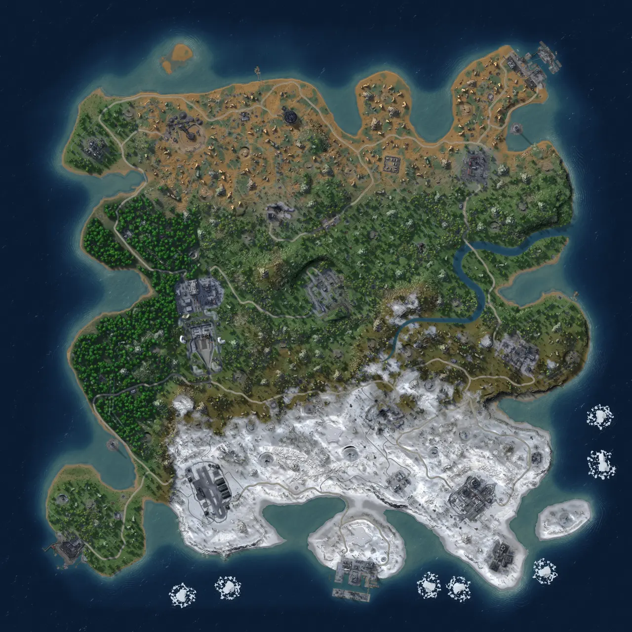 Rust Map: Custom Map