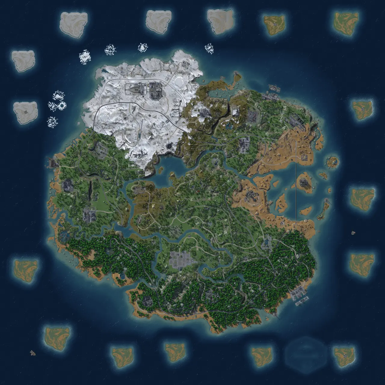 Custom Map :: Rust Map :: Just-Wiped