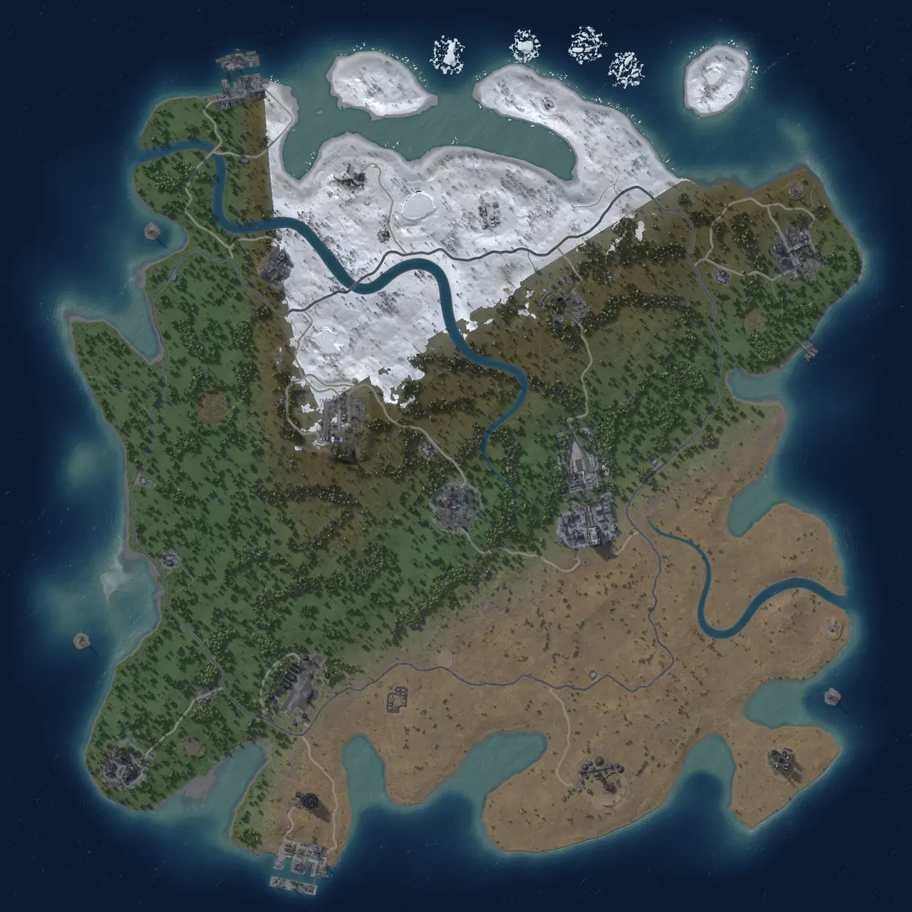 Rust Map: Custom Map