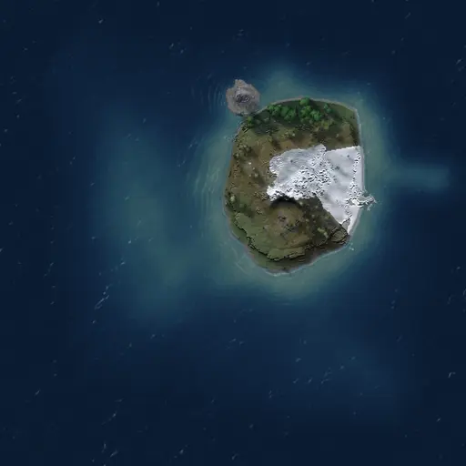 Thumbnail Rust Map: Procedural Map, Size: 1000, Seed: 1337, 3 Monuments