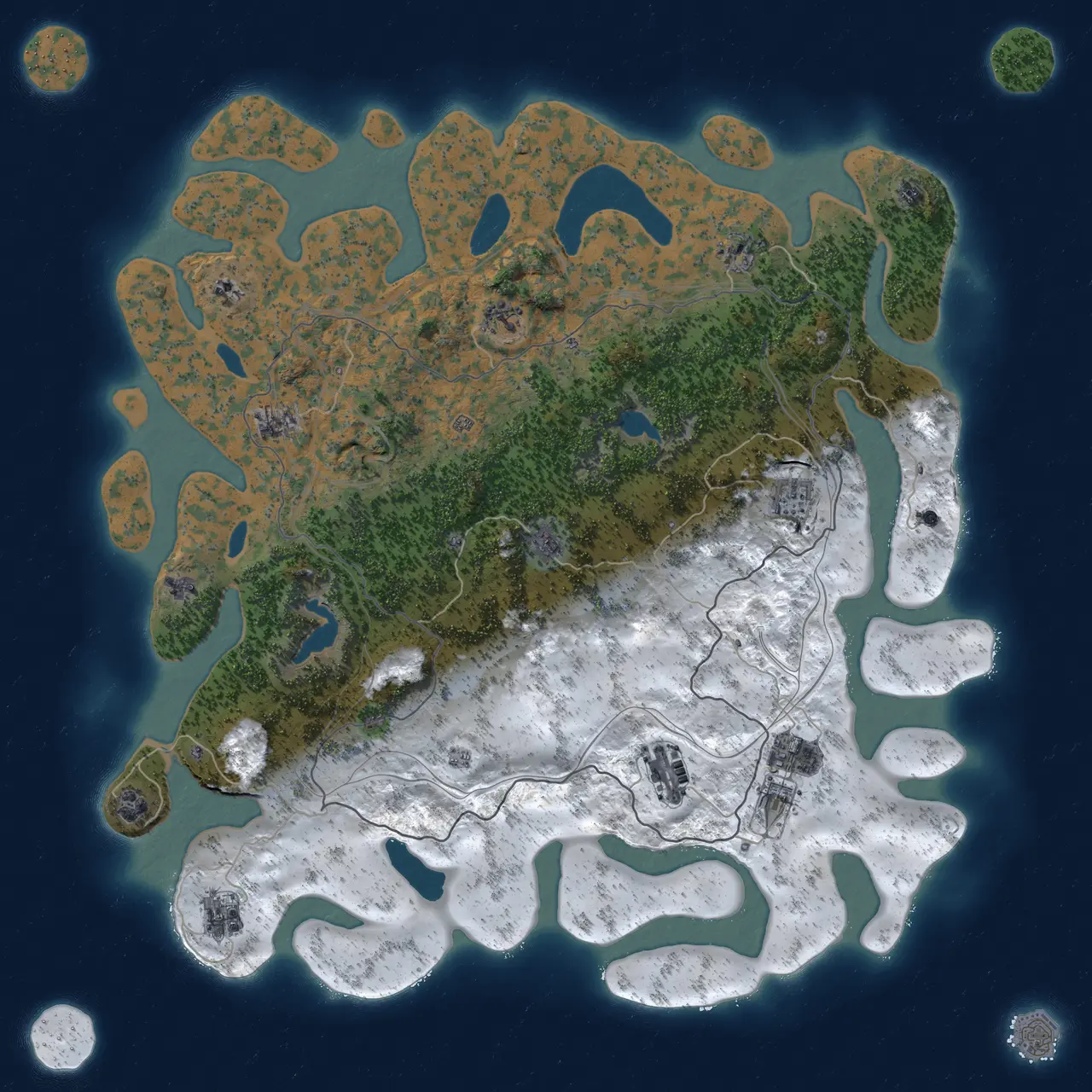 Rust Map: Custom Map