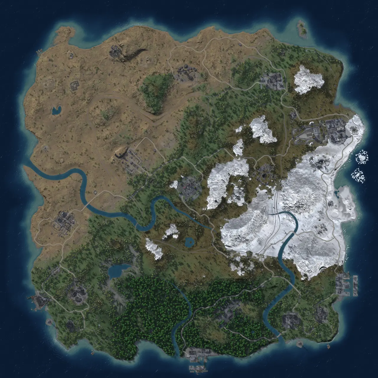 Rust Map: Custom Map