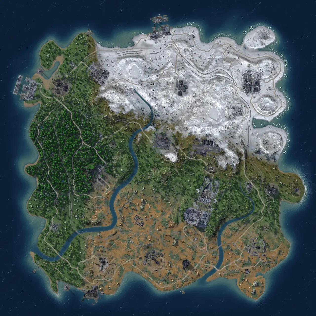 Custom Map :: Rust Map :: Just-Wiped