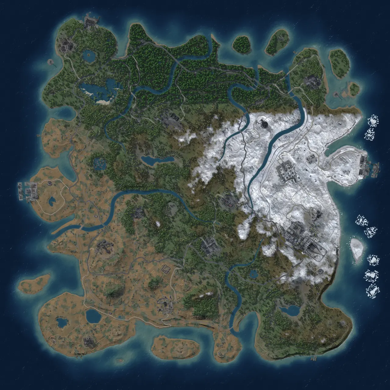 Rust Map: Custom Map