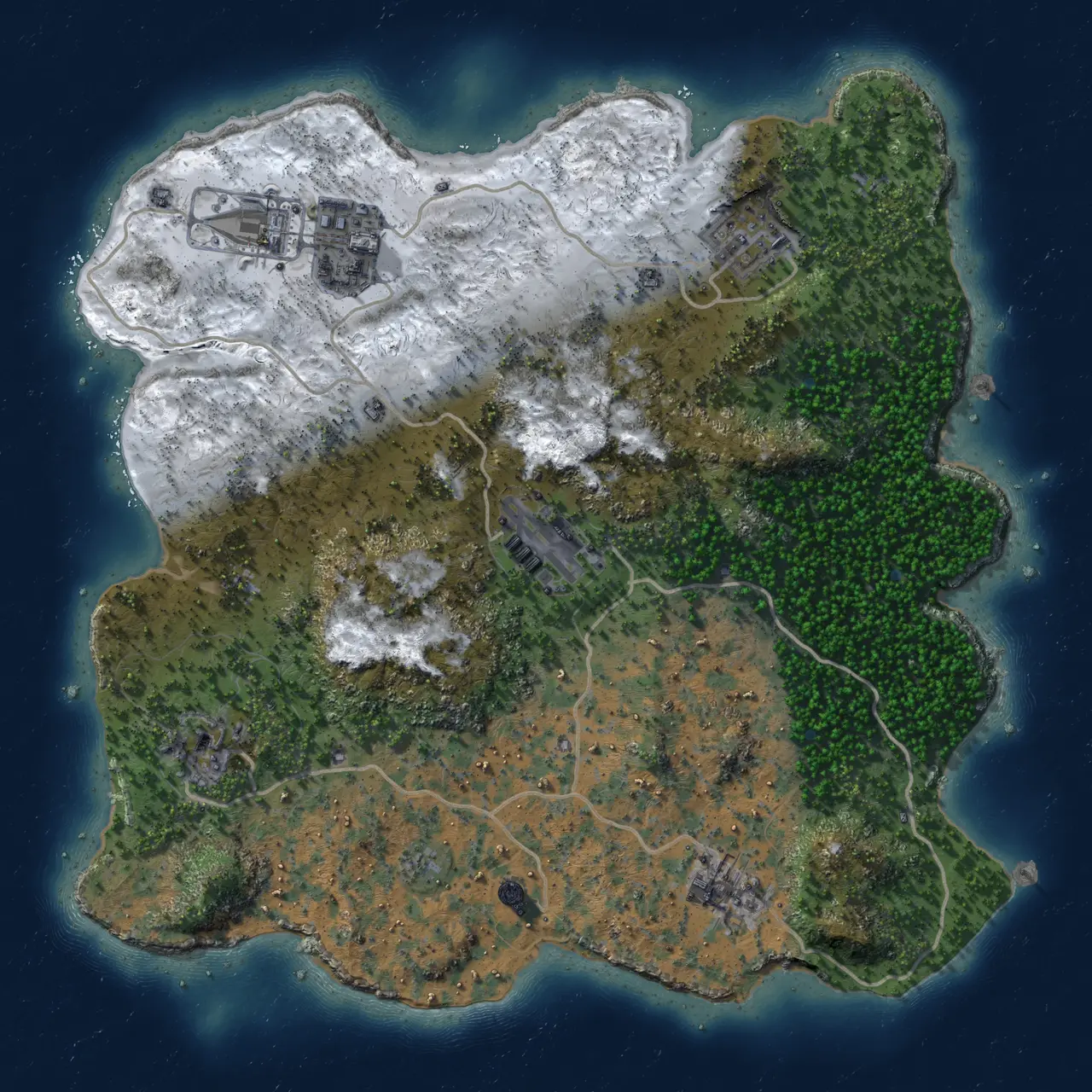 Custom Map :: Rust Map :: Just-Wiped
