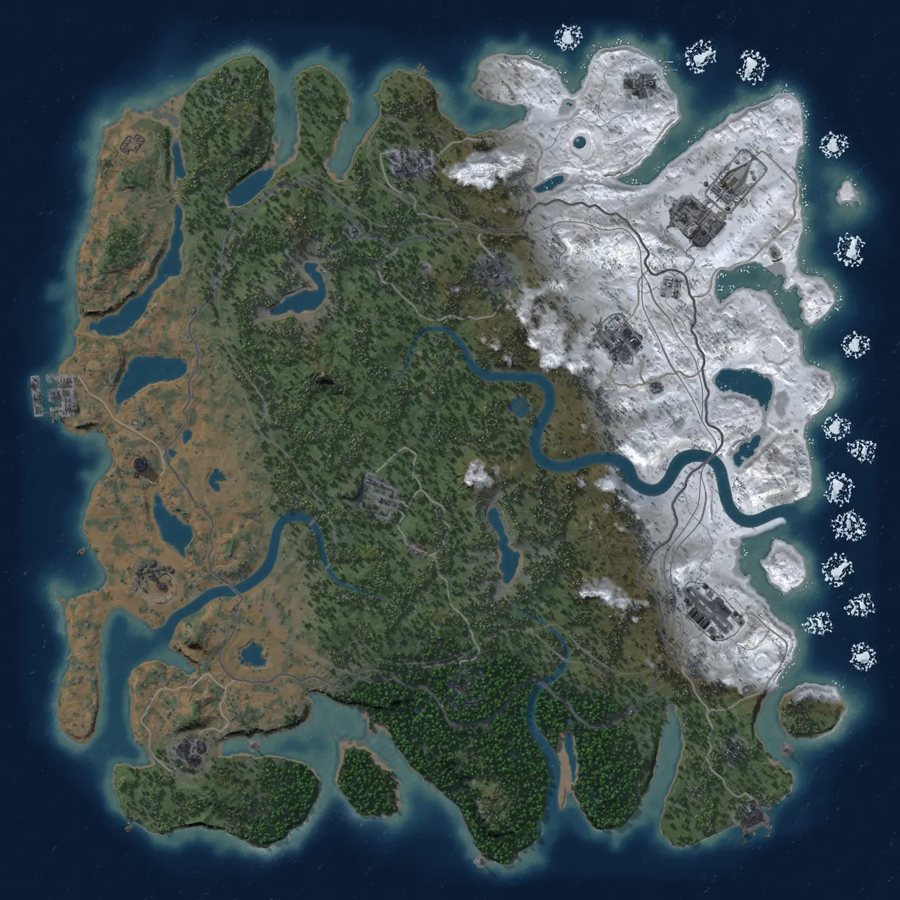 Rust Map: Custom Map