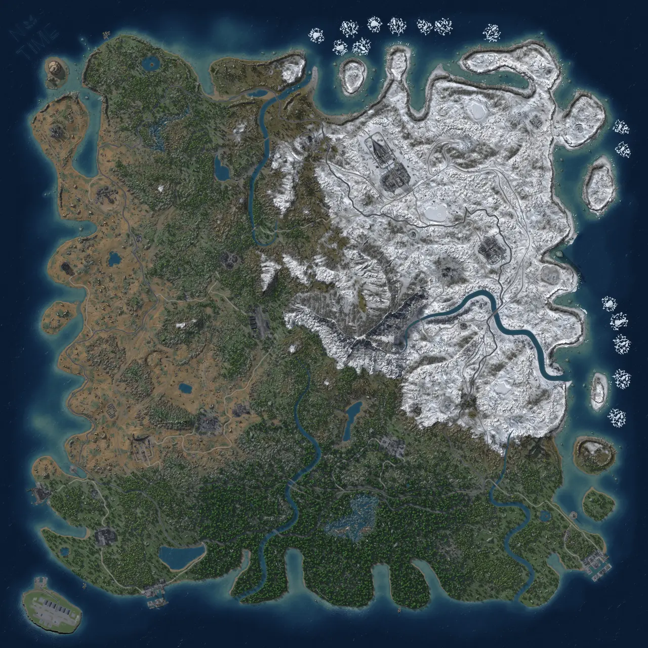 Rust Map: Custom Map