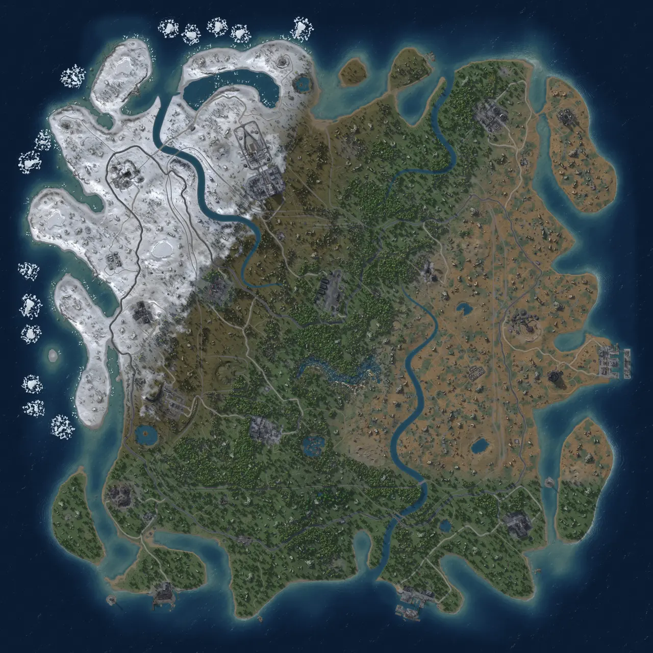 Rust Map: Custom Map