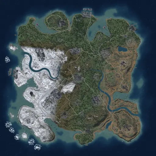Thumbnail Rust Map: Custom Map