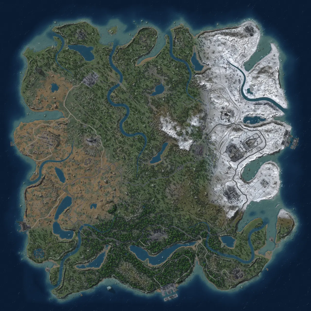 Rust Map: Custom Map