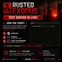 Rusted Exodus | Solo/Duo/Trio | Monthly | Low Decay